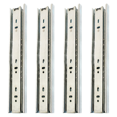 阿巴德 書桌維修 抽屜滾珠滑軌 3節一般型, 4個