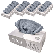 超細纖維抽取式抹布 22x22cm 幻影灰 清潔抹布, 20條, 18盒