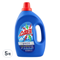 스파크 액체 실내건조 세제 본품, 5개, 2.7L