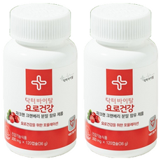 닥터바이탈 요로건강 크랜베리 방광영양제 36g, 120정, 2개