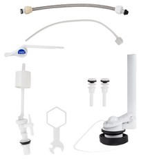 DOOJIN 浴室靜音馬桶配件 前壓式把手用 + 組裝工具組, 單一顏色