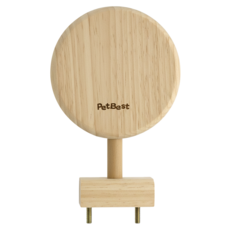 PetBest 原木乒乓跳台 22 x 15 x 3cm, 原木色, 1個