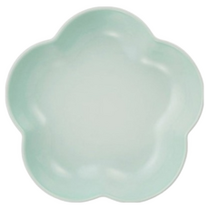 LE CREUSET 花朵餐盤, 冰川綠, 1個
