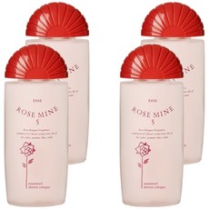 로즈마인 5 샤워코롱 로즈부케향, 185ml, 4개