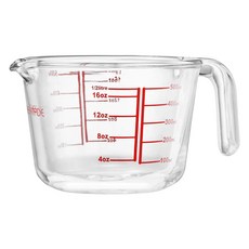 CHEFMADE 學廚 玻璃量杯 500ml 尺寸17x12.9x9cm 高硼硅玻璃, 透明色, 1個