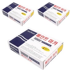 문화연필 페인트마카 노랑, 1색, 36개