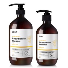 Daleaf 香氛洗髮精 1L+香氛潤髮乳 500ml 玫瑰香, 1組