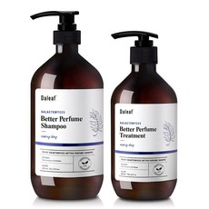 Daleaf 香氛洗髮精 1L+香氛護髮素 雨夜香 500ml, 1組