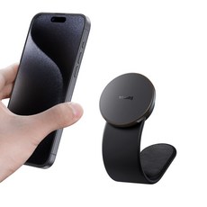 베이스어스 C02 Pro 시리즈 맥세이프 차량용 15W 무선충전 핸드폰 거치대, 클러스터블랙, BS-CMO19