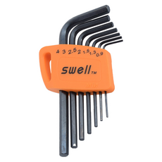 swell 黑迷你六角扳手 7支組 011-21MS, 1組