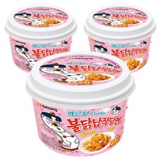 불닭 납작당면 까르보 164.5g, 3개