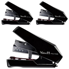 MAX 美克司 釘書機 HD-11SFLK-BK, 黑色, 3個