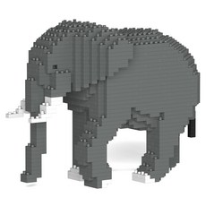 JEKCA 青年大象野生動物積木 S, 混合色, 1個