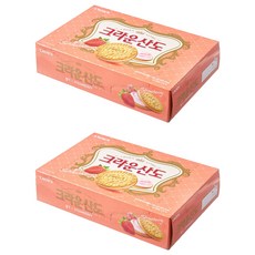 크라운산도 딸기 크림치즈, 323g, 2개