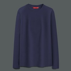 男款素色圓領長袖上衣 BE-LR