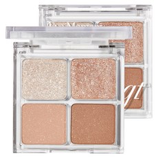 THE FACE SHOP 菲詩小舖 幻彩時刻四色眼影盤, 1盒, 04 Natural Glow