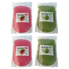 家用棉花糖機專用美味砂糖 30人份 草莓口味 300g + 哈密瓜口味 300g 套組, 600g, 2套