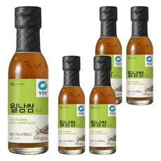 청정원 월남쌈 소스, 240g, 5개