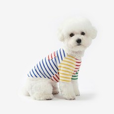 TUSTUS 狗狗撞色拉克蘭T恤, 1個, 混合色