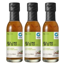 청정원 월남쌈 소스, 240g, 3개