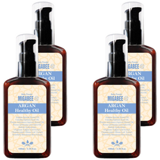 MIGABEE 摩洛哥堅果護髮油 嬰兒爽身粉香, 100ml, 4個