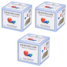프레벨롱 국산 과일퓨레, 사과블루베리, 200g, 3개
