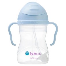 b.box 防漏學習水杯 不鏽鋼重力球設計, 240ml, 1個, 馬卡龍藍