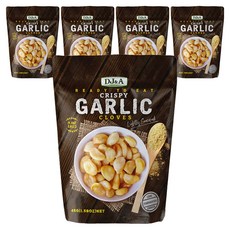 DJ&A 即食酥脆蒜瓣, 5包, 45g
