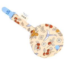 in Blooom 印花樂 奶嘴夾布套組, 100%棉, W10 x L10 公分, 奶嘴夾全長20公分, 嬉遊山林 + 喜柿橘鵲, 1組