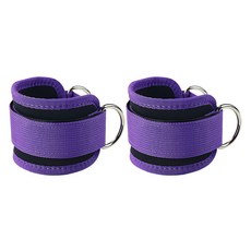 조인메이드 피트니스 앵클 버클 발목 스트랩 2p, 퍼플, 1개