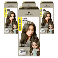 FRESHLIGHT 富麗絲 FRESHLIGHT泡泡染髮劑, 輕柔灰, 4個