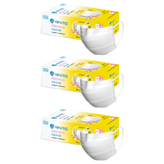 애니가드 프리비 마스크 키즈용, 20개입, 3개, 흰색