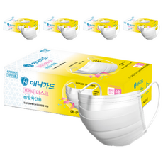 애니가드 프리비 마스크 키즈용, 20개입, 5개, 흰색
