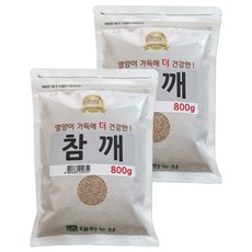 대한농산 생 참깨, 800g, 2개