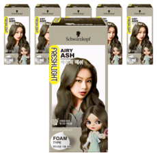 FRESHLIGHT 富麗絲 FRESHLIGHT泡泡染髮劑, 輕柔灰, 6個
