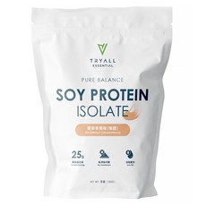 TRYALL Essential Pure Balance 極粹大豆植物蛋白 蕎麥茶風味, 1kg, 1個