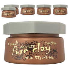 橙采 異髮族 自由創作沙龍造型髮泥 - 低光澤度, 淡香, 不油膩, 125g, 6罐