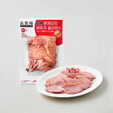 품애복 5무 훈제오리 바비큐 슬라이스, 250g, 1개