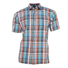 Ferra US 男款格紋短袖高爾夫襯衫 CTYJ2015M0