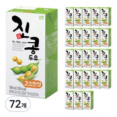 남양유업 진콩 두유, 190ml, 72개