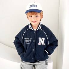 WALTONKIDS 男童燈芯絨學院風鋪棉夾克