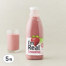 풀무원 아임리얼 스무디 마이 스트로베리 (냉장), 700ml, 5개