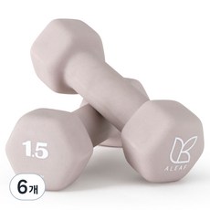 아리프 네오프렌 선인장 아령, 1.5kg, 6개