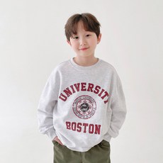 BerryCloset 兒童款 Uni Boston 男童 大學T恤