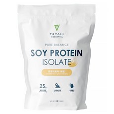 TRYALL Essential Pure Balance 極粹大豆植物蛋白 燕麥奶風味, 1kg, 1個