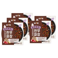 埃爾文一次一頓，我們孩子的韓國牛肉jjajang, 5入, 炸醬口味