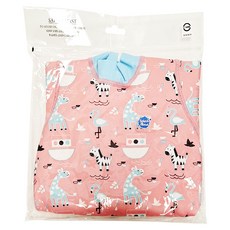 Splash About Happy Nappy Wetsuit 連身版拉拉褲 游泳用 男女通用 粉紅動物園, 大型(L), 1件