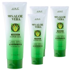 JNC NATURAL COSMETICS 98%優質蘆薈超級凝膠, 240ml, 4條