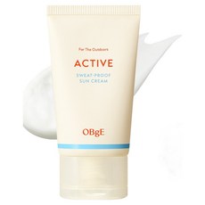오브제 액티브 스웨트프루프 선크림 SPF50+ PA++++, 1개, 50ml