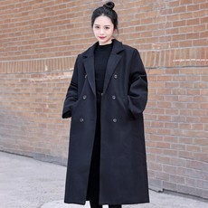 어썸풀 여성용 헤루시 모직 롱 코트